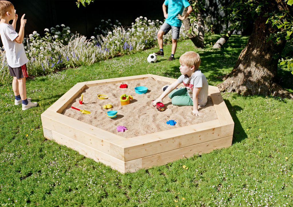 Sandkasten 6-eck Ø 200 cm Fichte