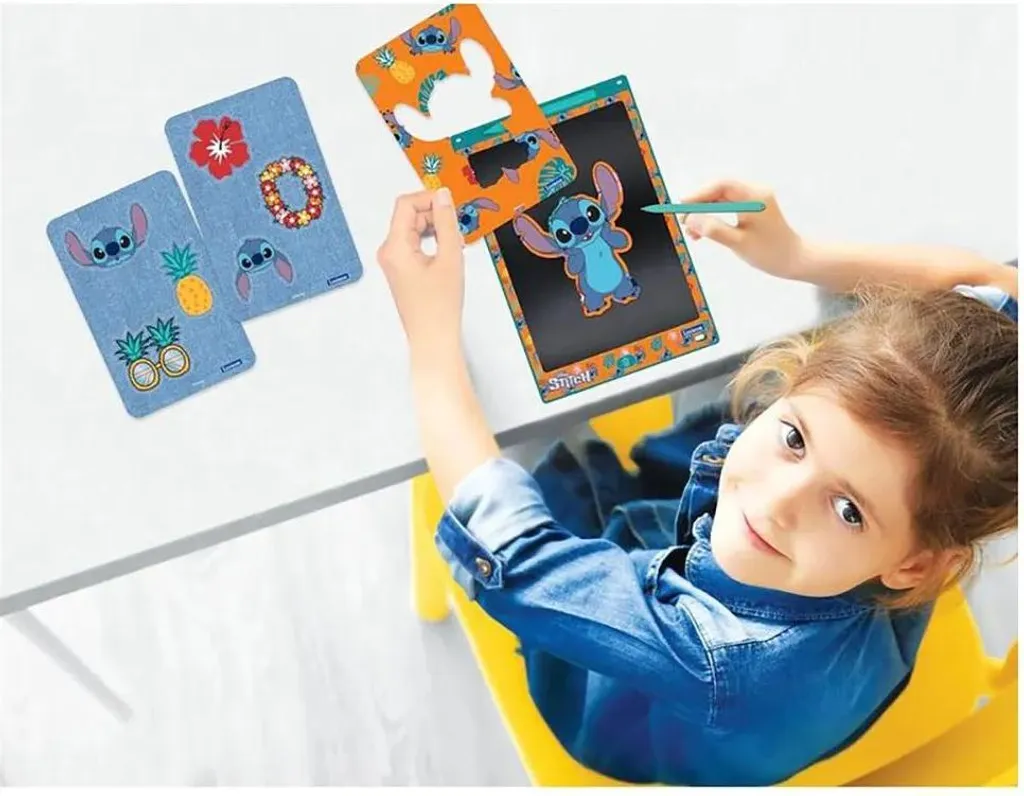 Tablette de Dessin Stitch Écran Multicolore et Stylet Haute Précision - 12