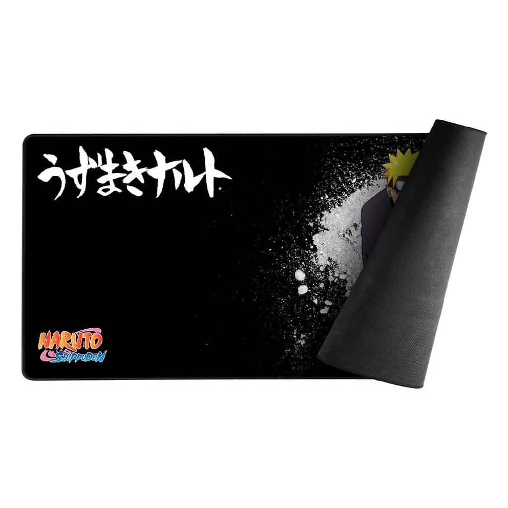 Konix Tapis De Sol Gaming Naruto Shippuden 98x98 Cm - Sceau Du Hakke, Antidérapant, Protection Sol Chaise Bureau
