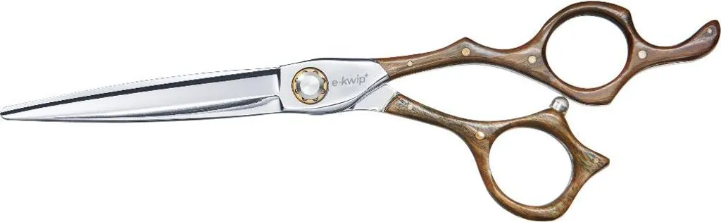 Ciseaux de coupe E-Kwip PLUS Nature 5,5 pouces pour salon