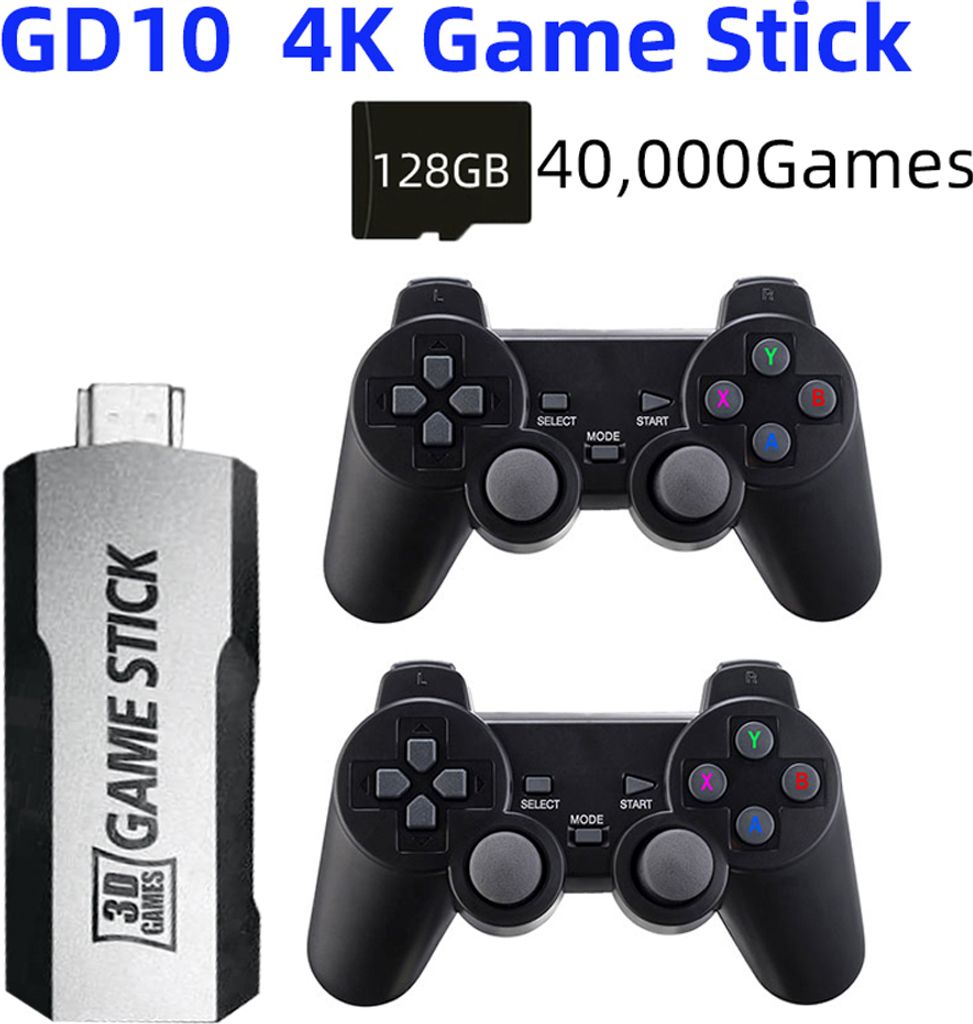 GD10 2.4G bezdrátová herní konzole HD, 40 000 her, 128GB Obrázek produktu