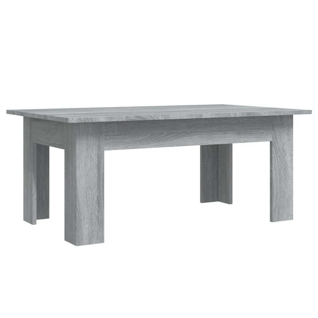 Tavolino Grigio Sonoma 100x60x42 cm | Salotto Moderno e Robusto