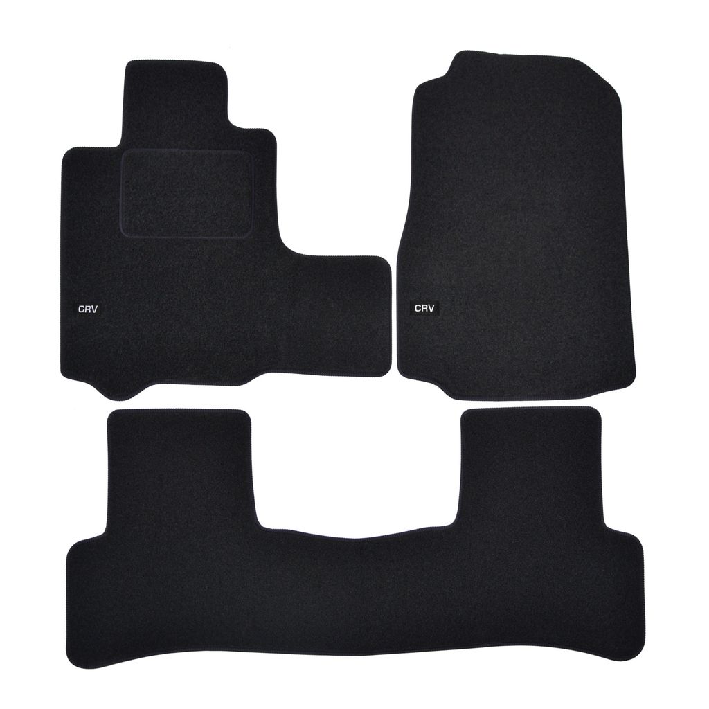 Logo Tapis De Sol Noir Velours Sur Mesure Pour Honda CR-V Image du produit 