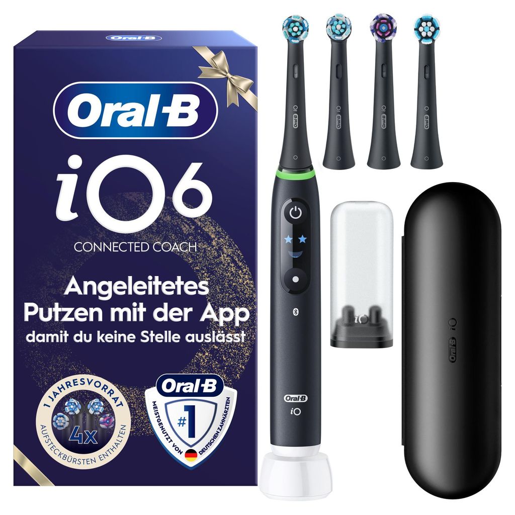 Oral-B iO Series 6 Black Lava Geschenk Edition Zahnbürste Produktbild 