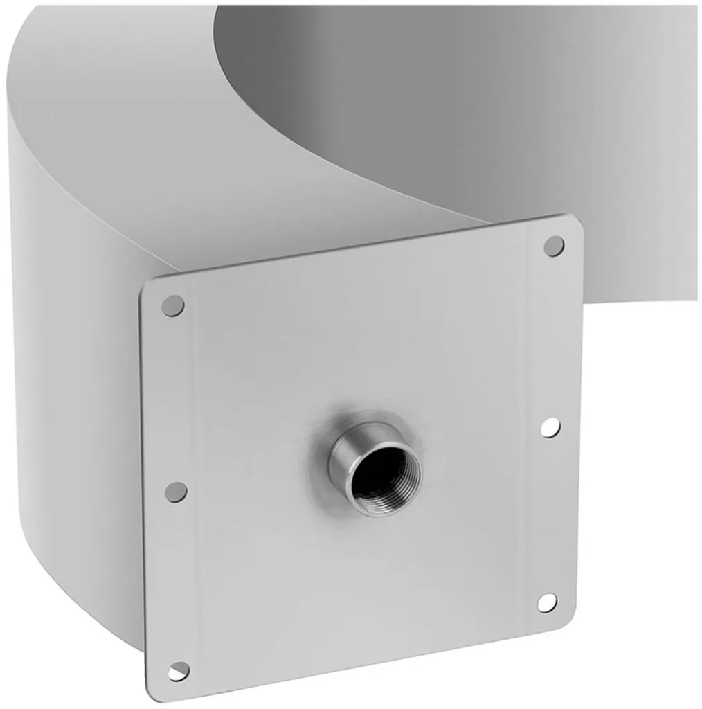 Douche à jet cascade en inox brossé avec raccordement facile pour piscine