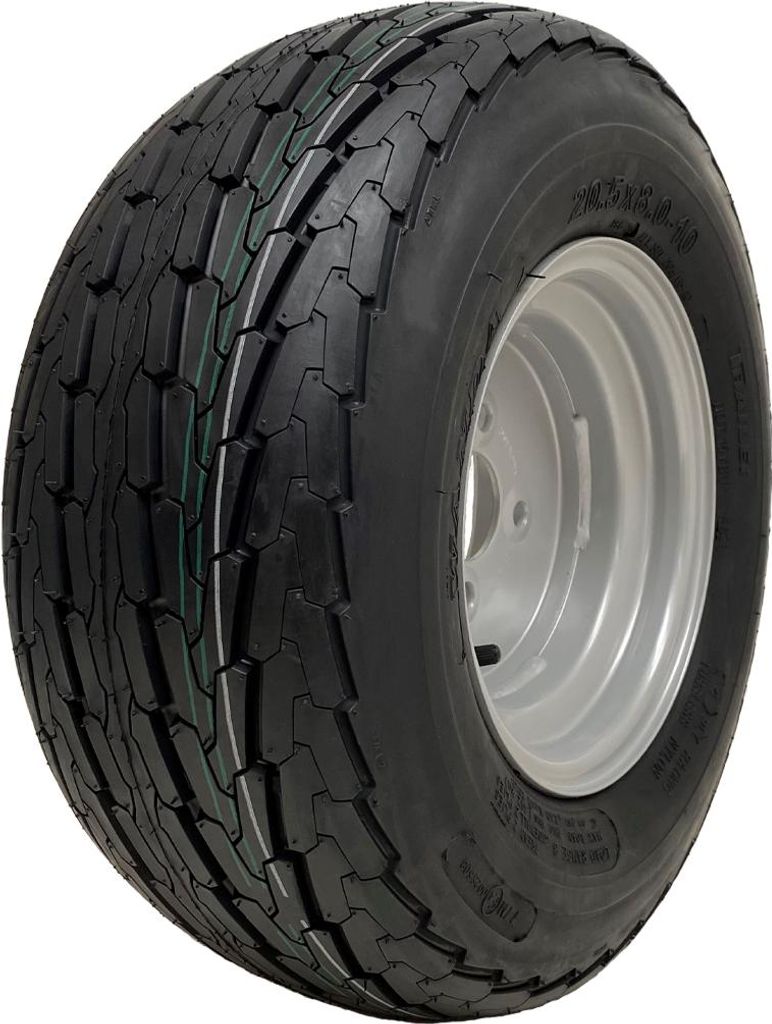 20.5x8.0-10 Anhänger-Reifen & Radsatz 100mm PCD Wanda Straßenzulassung 412kg Last