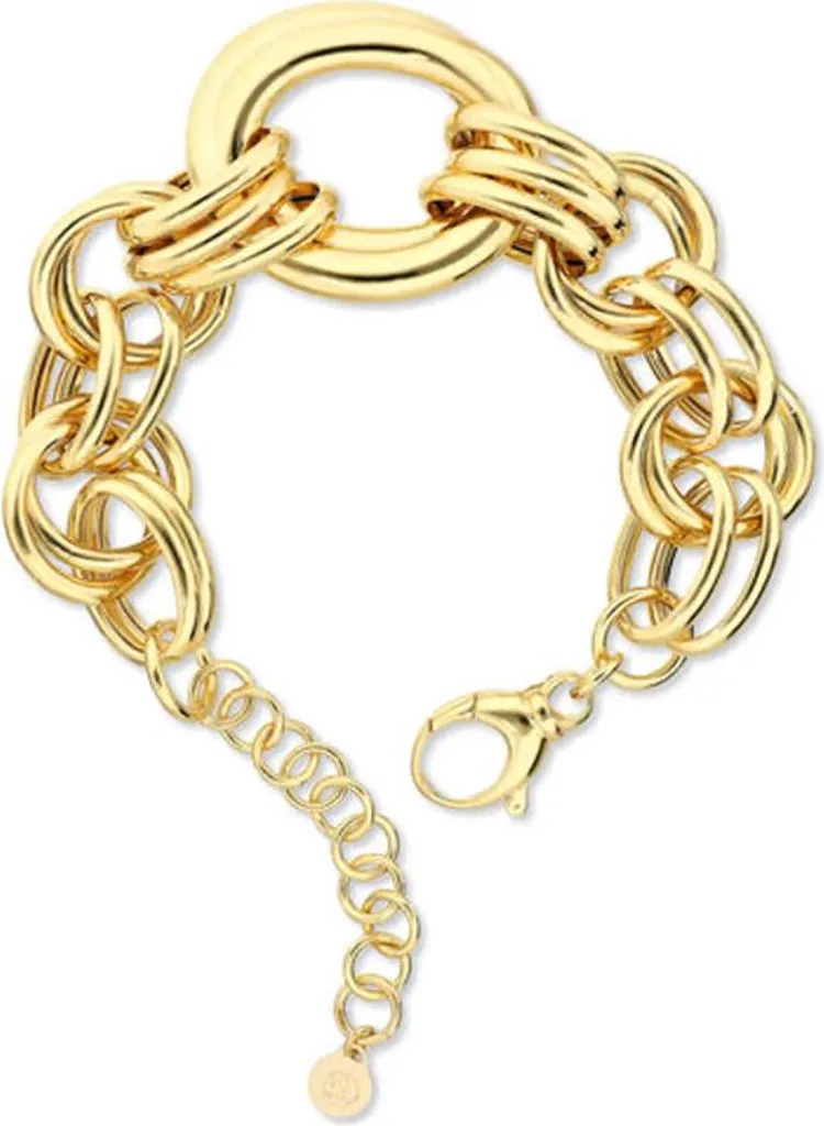 Bracelet Bronze Jaune Wset00893.Yg - Finition Artisanale et Dorure 24K