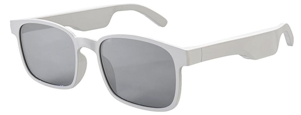 Intelligentes kabelloses BT5.0-Headset Musikbrille Outdoor-Sport Kopfhörer Stabile Kopplung Eingebauter Lautsprecher Breite Kompatibilität Weiß