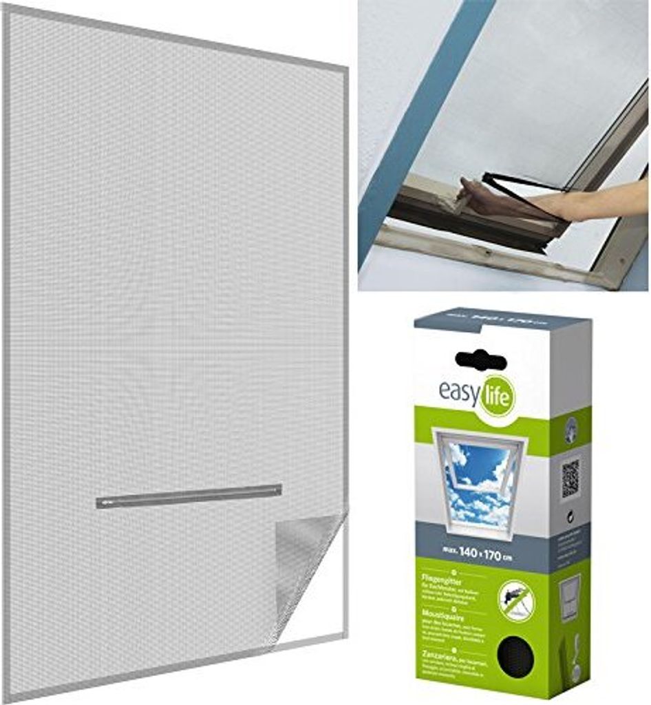 IS-Gitter-Dachfenster 140 x 170 cm anthrazit mit Produktbild 10