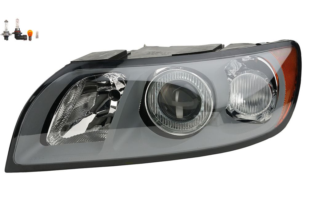 Johns, Scheinwerfer Halogen Front passend für Volvo V50 04/04- 07/07 Links Leuchtmittel 30698885 30678322 30678912 30698648 31335221