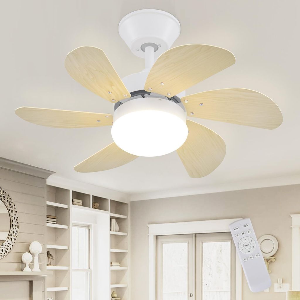 ZMH Stropní ventilátor s osvětlením a dálkovým ovládáním Obrázek produktu 
