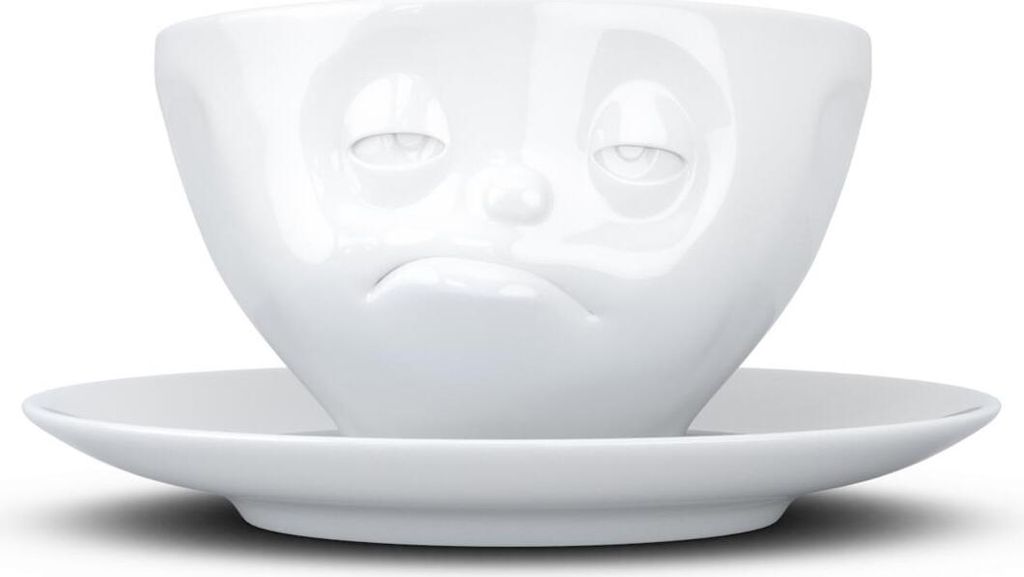 Fiftyeight Products KaffeeTasse - grinsend weiß Obrázok produktu 