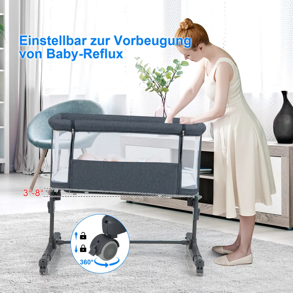 Lit d'Appoint Pliant Bébé Idéal pour Vacances et Siestes à la Maison - 8