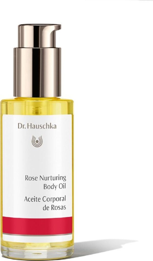 Dr. Hauschka Rose Nurturing, Öl, Wirkt beruhigend, Feuchtigkeitsspendend, Nährend, Schutz, Beruhigend, Empflindliche Haut, 75 ml, Rosenöl, Flasche