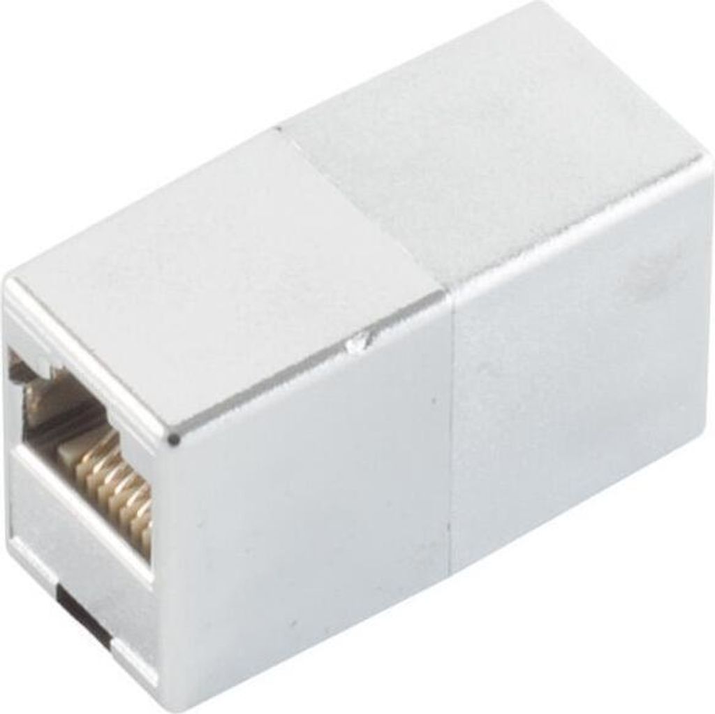 S-Impuls Verbinder Westernkupplung RJ45-RJ45 (8/8) metallisiert
