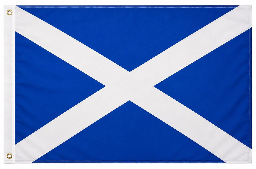 Flagge Fahne Schottland 90 x 150 cm 100g/m² Stoffgewicht Produktbild 