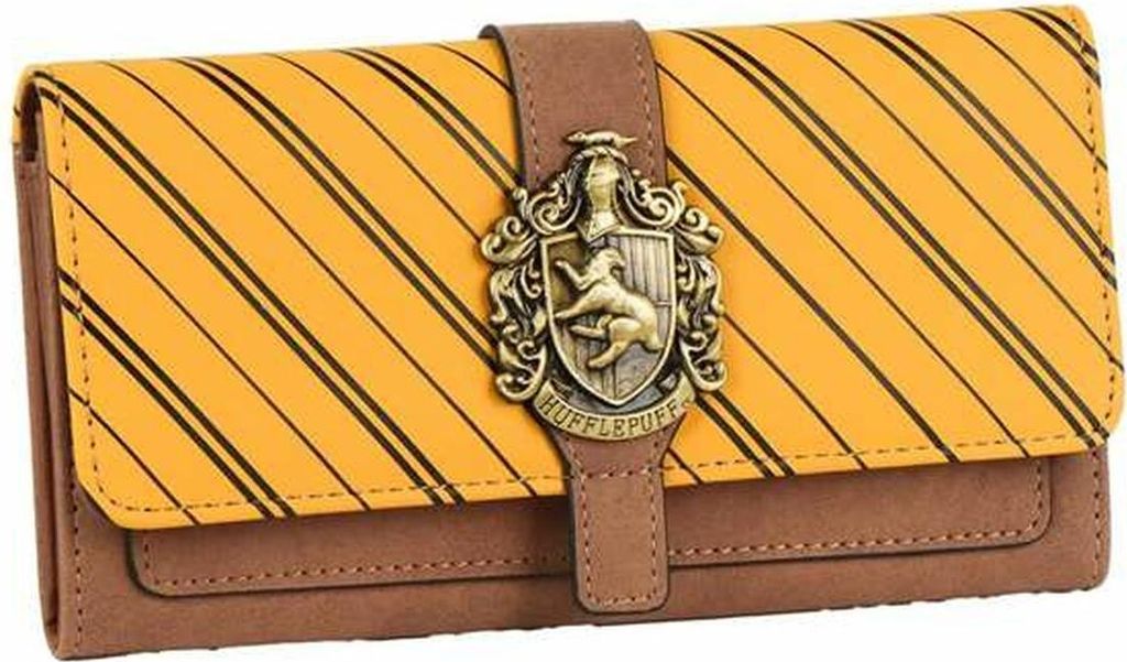 Portfel Hufflepuff z serii Harry Potter, oficjalna licencja, Polyurethanskóra