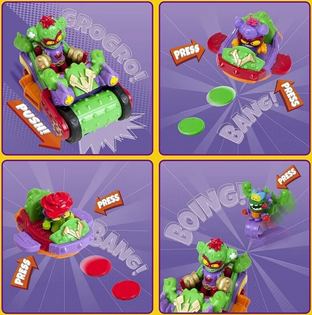 Superthings Kazoom Kids Spike Roller - Véhicule de Combat avec Figurine - 2