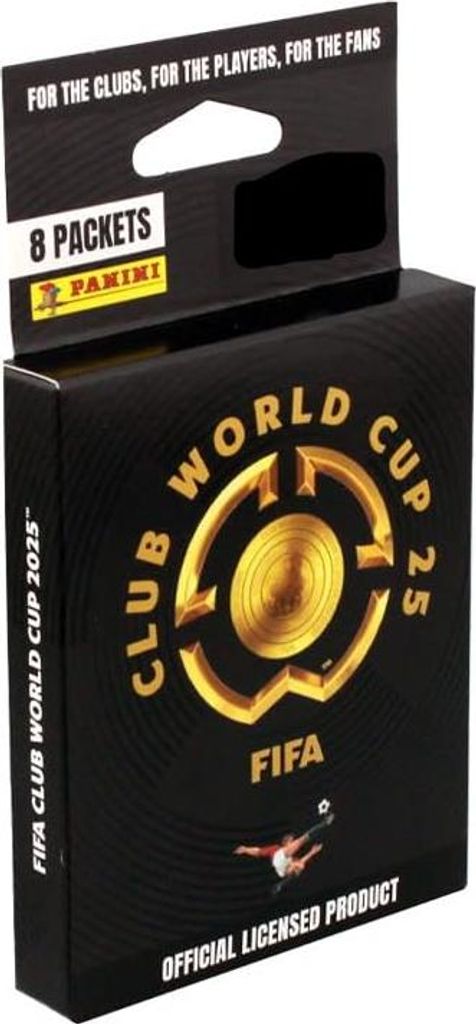 Panini FIFA Club World Cup 2025 – Sticker ECO Blister mit 8 Tüten (je 5 Sticker) – Offizielle Kollektion zur Klub-WM 2025 + Heartforcards Ve...