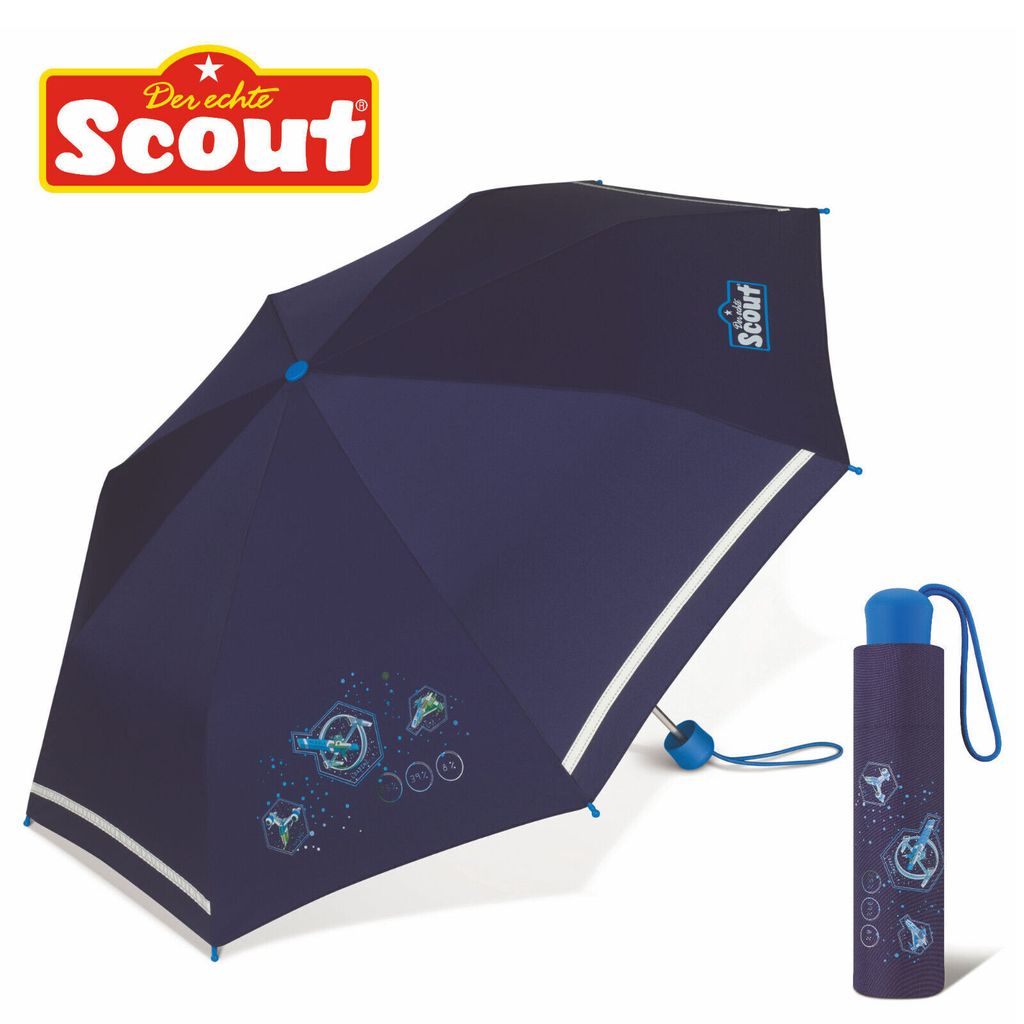 Scout Boys Kinder Regenschirm Taschenschirm mit Produktbild 