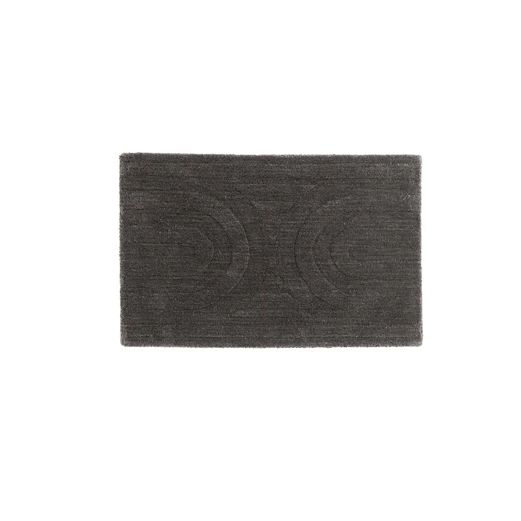 Paillasson Nora Gris Foncé 80x50cm : Idéal pour Entrée et Couloir
