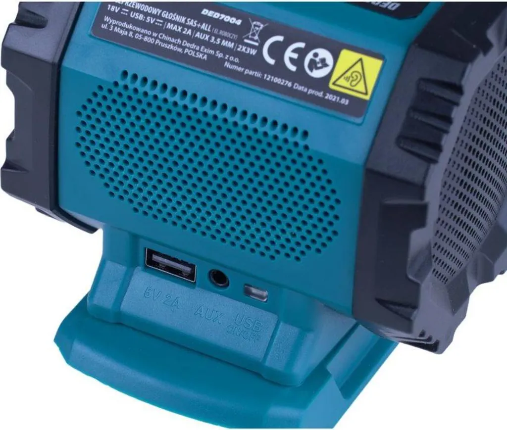 Batterie pour Enceinte Bluetooth de Chantier 18V Dedra Sas+All - 5