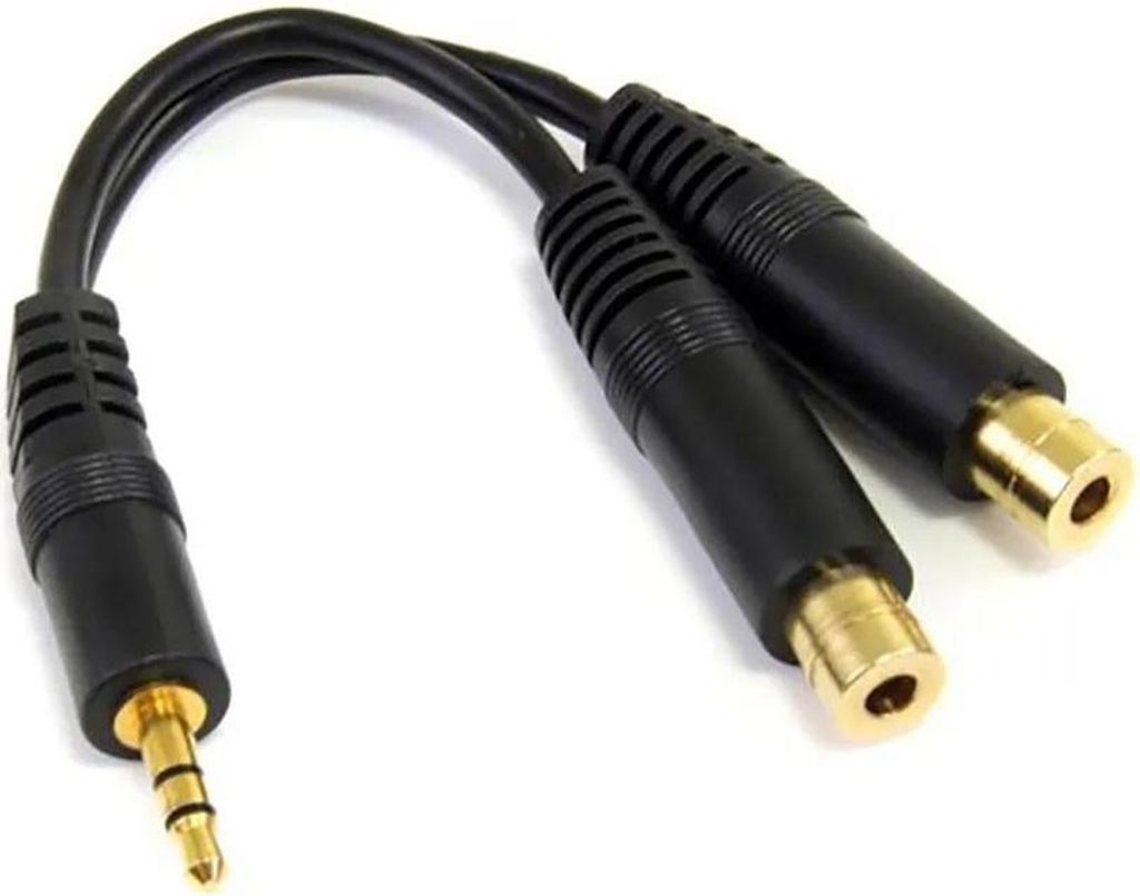 StarTech.com MUY1MFF, 3.5mm, Męska, 2 x 3.5mm, Żeńska, 0,15 Zdjęcie produktu 