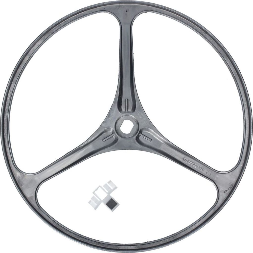 easyPART passend für Bauknecht Riemenscheibe 481252888111 für Waschmaschine | Pulley, Keilriemenscheibe, Treibriemenscheibe, Antriebsscheibe, Lau...