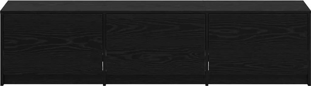 Maison Exclusive Mobile TV LED 165cm Rovere Nero | Design Moderno - 7