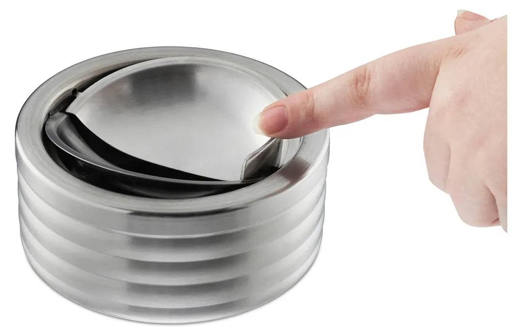 Cendriers de Table Anti-vent avec Couvercle pour Extérieur - Lot de 36 - 6