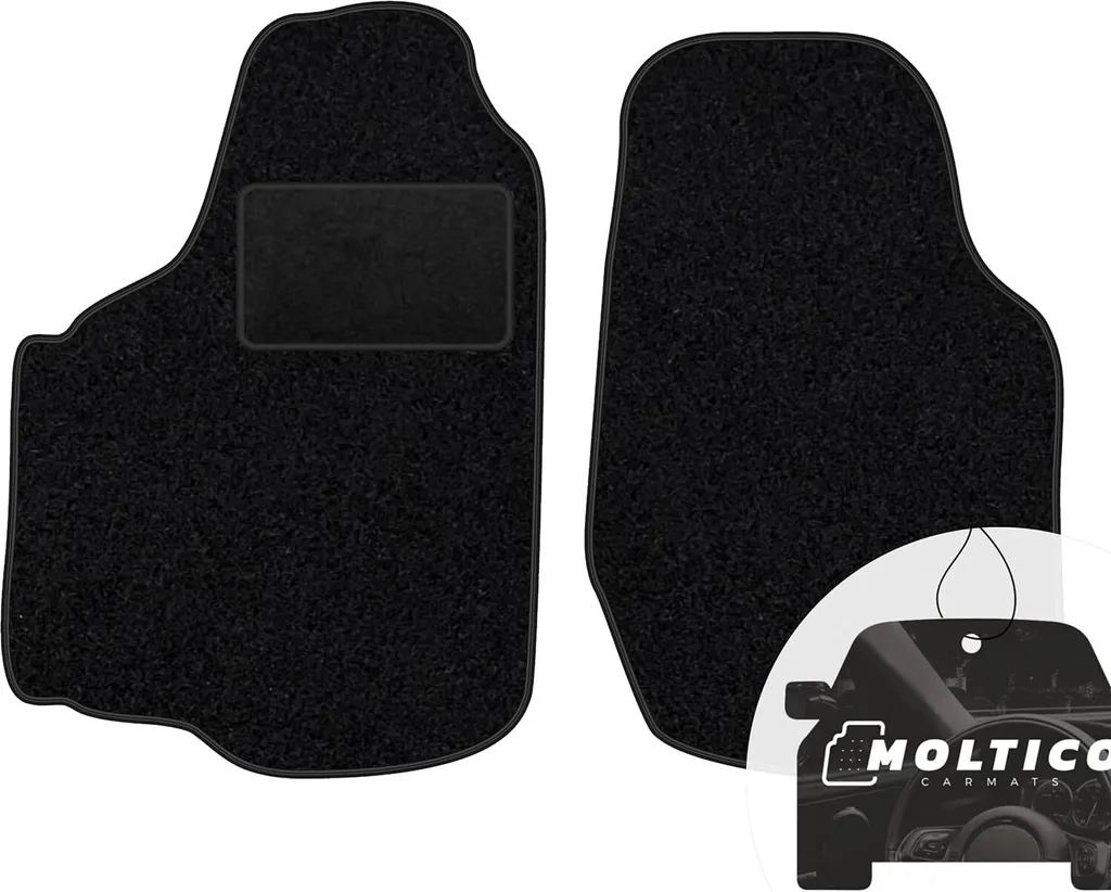 Set Tappeti Auto Neri Velours per Opel Ascona 81-88 moto-MOLTICO