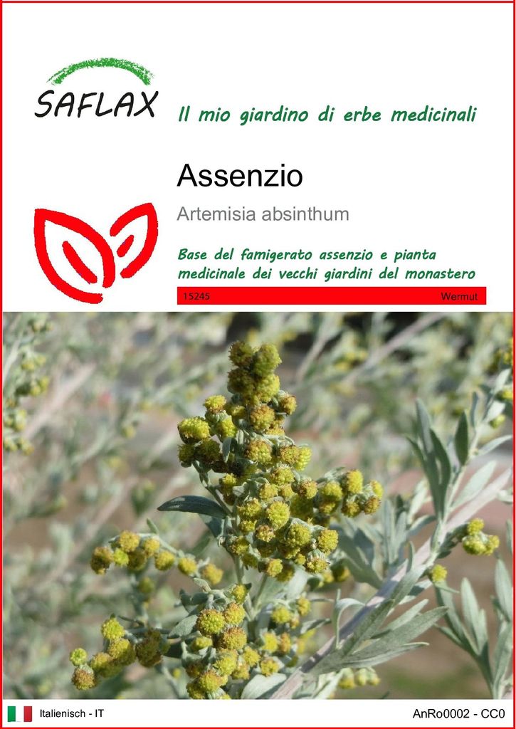 SAFLAX  - Assenzio - 500 semi - Artemisia Immagine del prodotto 