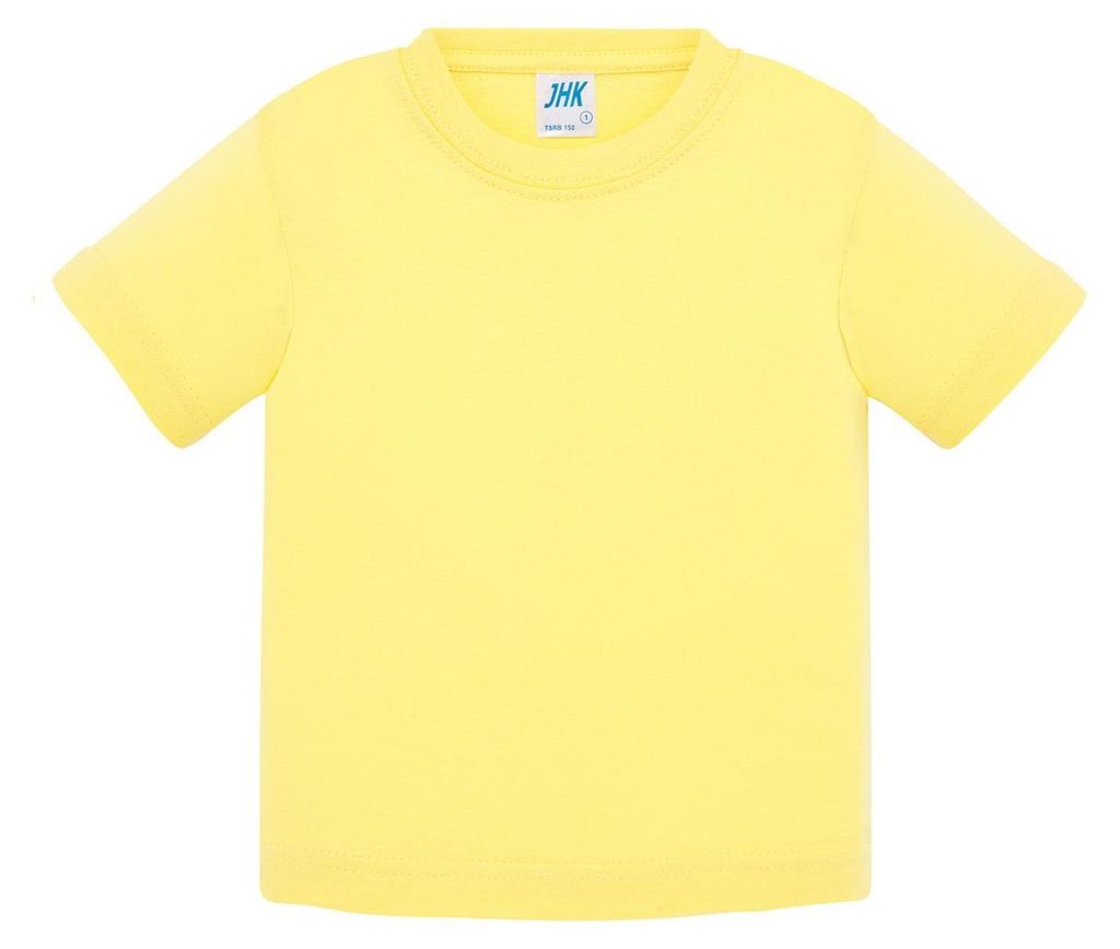 JHK - T-Shirt für Baby, Rundhalsausschnitt LT4360 (92) (Hellgelb)