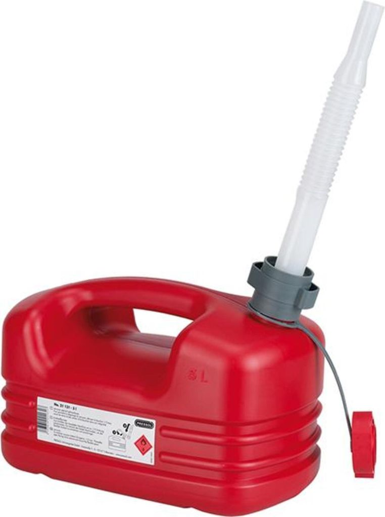 Jerrycan carburant en plastique 5L avec bec flexible - Image du produit 