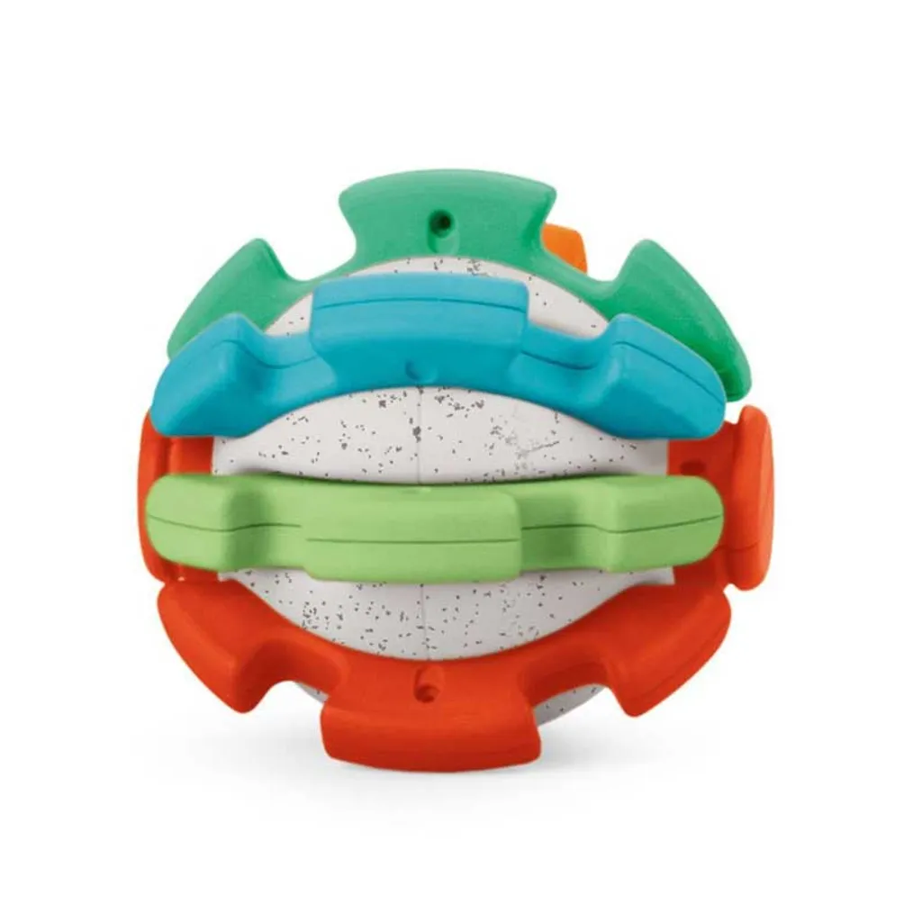 Balle créative 2-en-1 éco-responsable avec textures sensorielles bébé - 5
