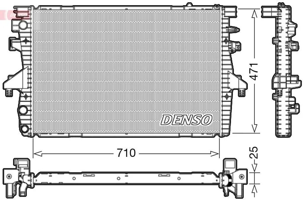 Radiateur Moteur T5 DENSO DRM32039 : Restaurez le Refroidissement OE