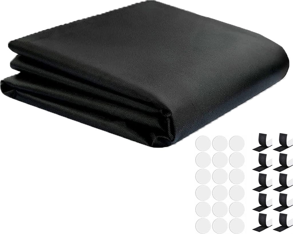 Tragbare Verdunkelungsvorhänge, Verdunkelungsrollos mit Klettbandstreifen, selbstklebende Verdunkelungsrollos für Babyzimmer, Wohnmobile oder auf...