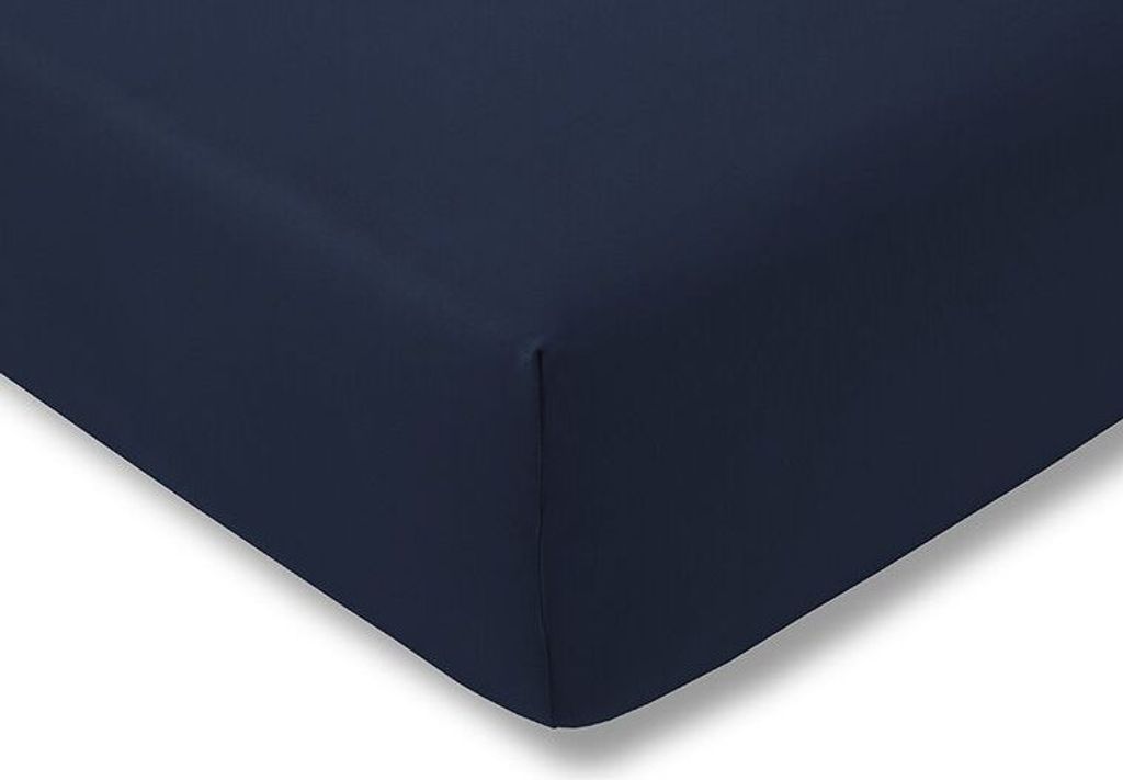Estella Jersey Spannlaken 120x200cm, Farbe saphir