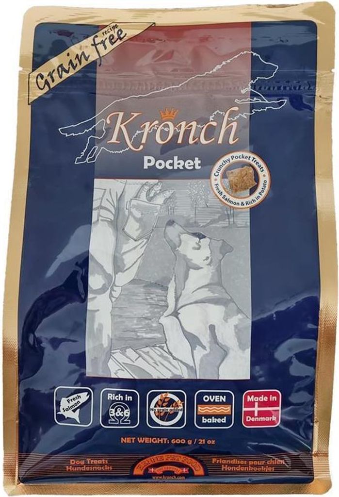 Henne Pet Food - Lakse Kronch "Pocket" Getreidefreier Produktbild 