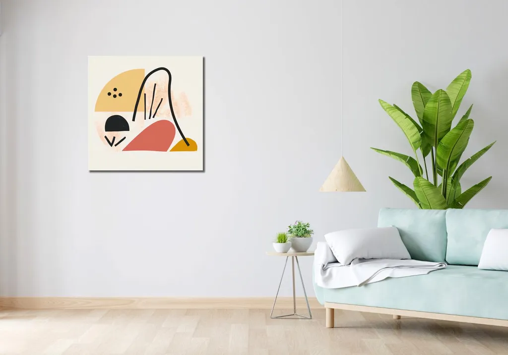Quadro 70x70 cm Sinfonia plasmata - 2