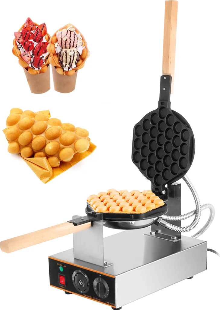 VEVOR piastra per waffel 1400w piastra per waffel 6 kg piastra per waffel dimensioni vassoio da forno elettrodomestici da cucina piastra per waffel uova commerciale acciaio inox 220v