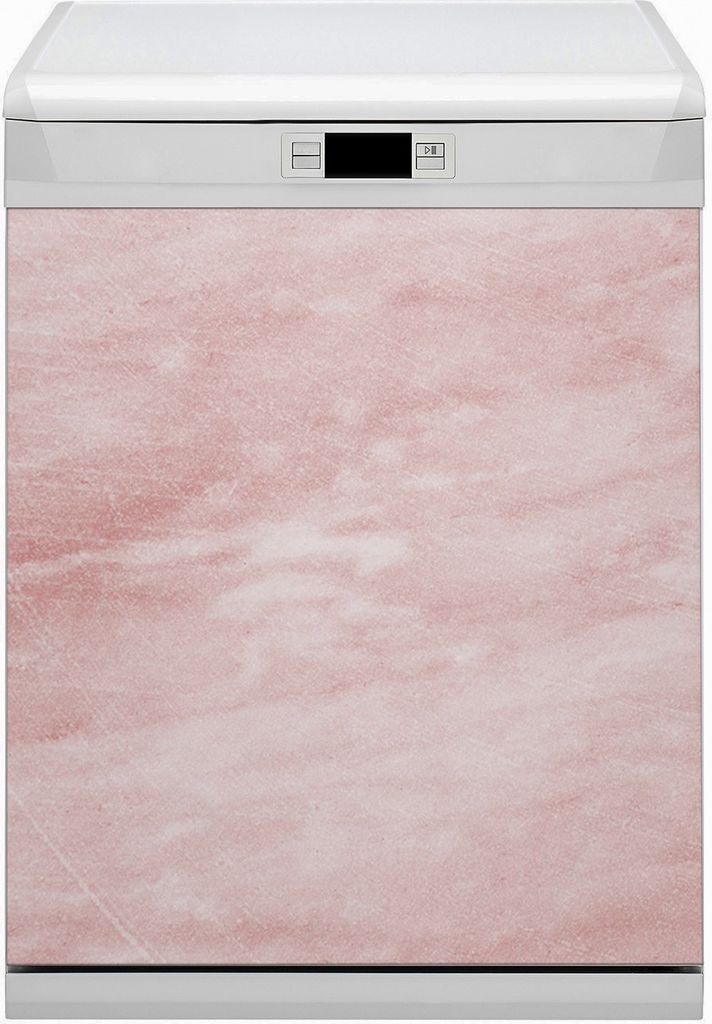 Küche Magnet für Spülmaschine Abwaschbar 60x70 cm Geschirrspüle - Rosa Textur