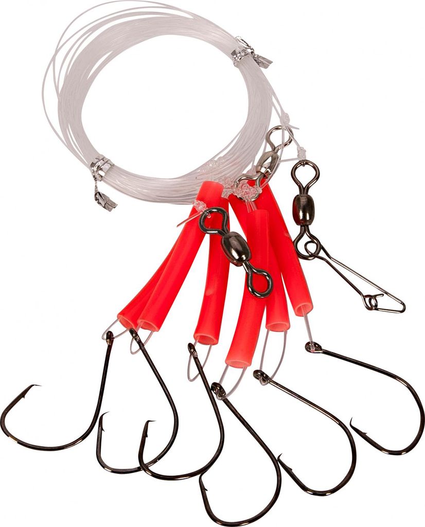 Aquantic Rotbarschsystem Circle Hook (fluorot) Haken-Gr.: 8/0