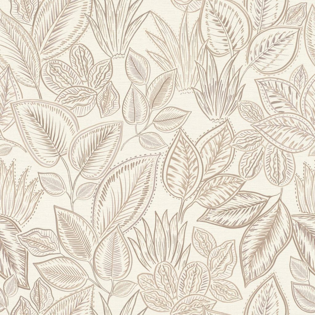 Vliestapete 692419 Tapete Botanical Dschungel 53 x 1005 cm Rasch Country Charme Beige