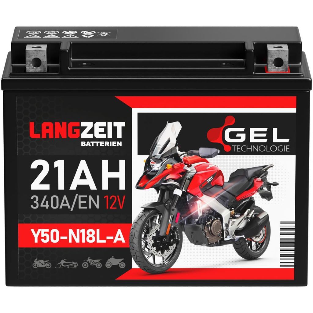 Y50-N18L-A3 GEL Sports Battery Replaces 18L-BS ETX18L