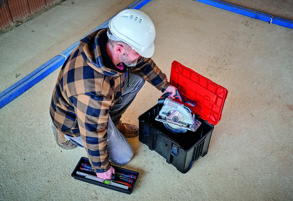 Sécurisez vos outils avec la mallette Einhell E-Case M 4540021 empilable