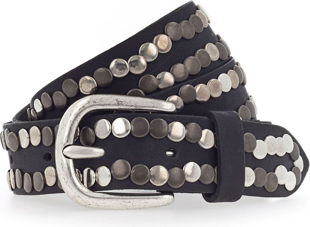 Vanzetti Leder Gürtel 30mm Leather Belt W75 Black schwarz Produktbild 