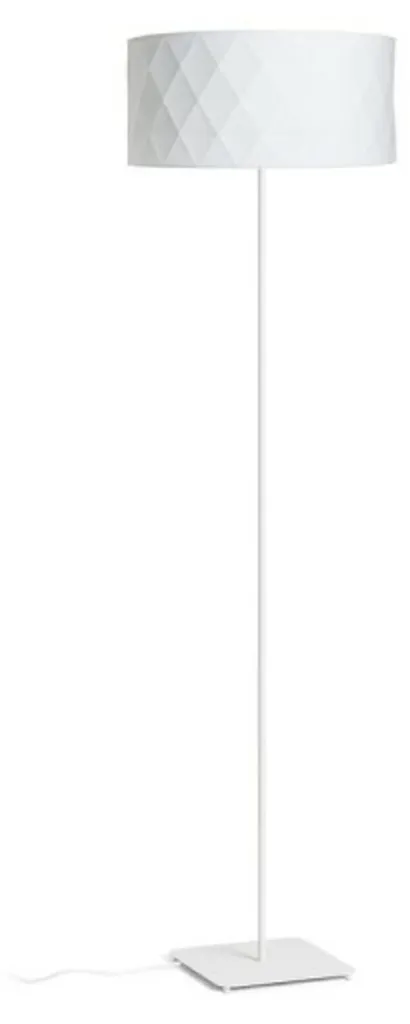 CORTINA JAKARANDA Support de Lampe Blanc E27 15W LED en Métal et Textile