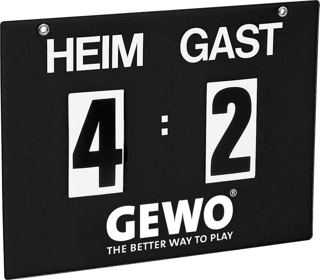 GEWO Spielstandanzeiger für TT-Mannschaftsspiele, mit Produktbild 