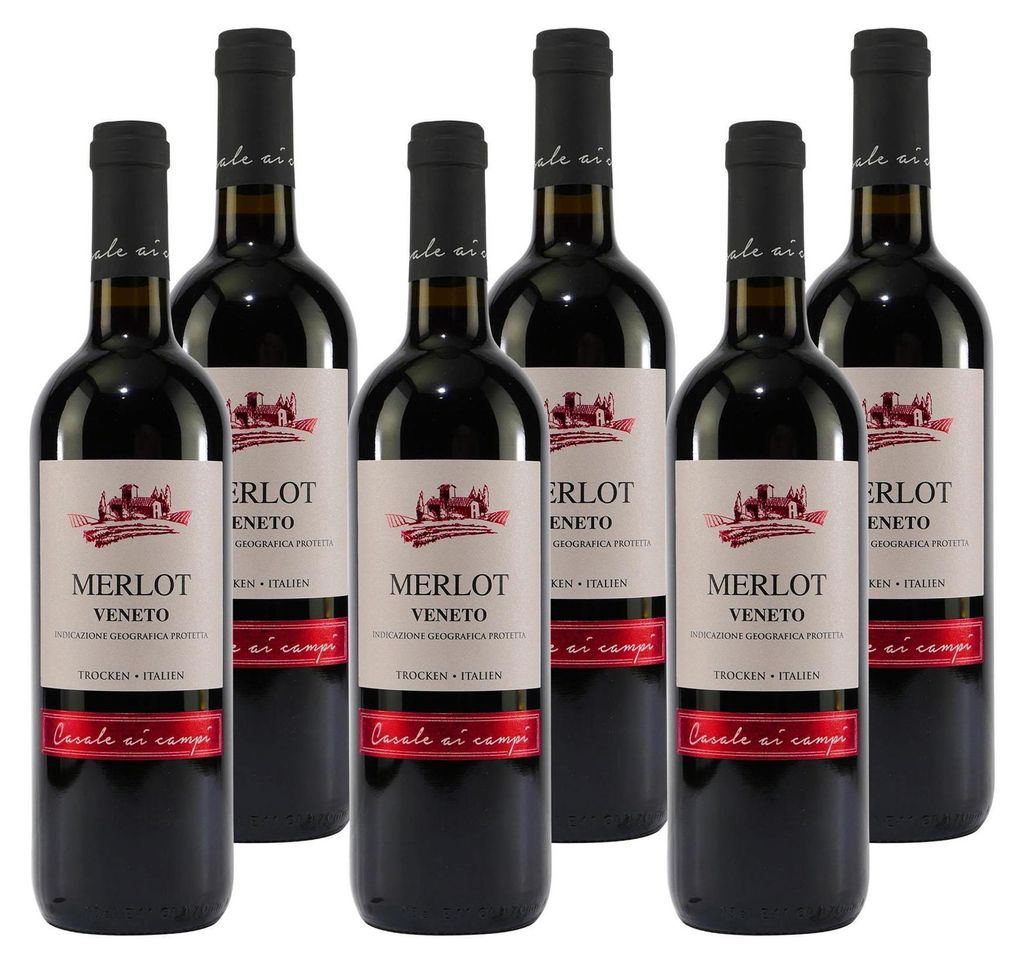 LaWi Merlot Veneto IGP -trocken- (6 x 0,75L) Produktbild 